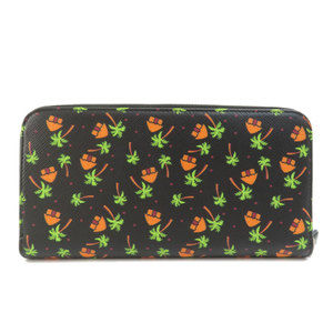 Prada Palm Tree Wallet Motif Long